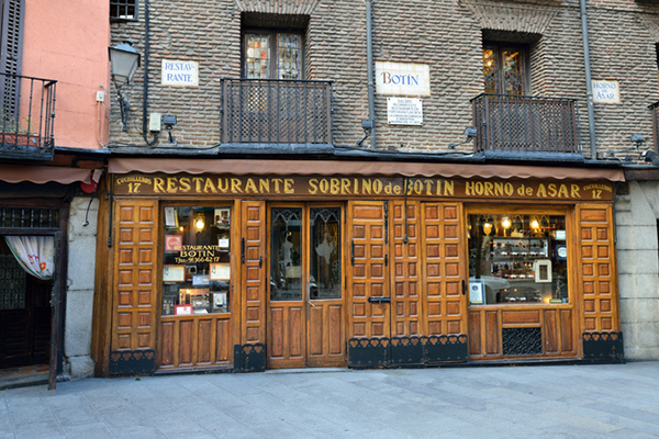 Restaurantes centenarios de Madrid