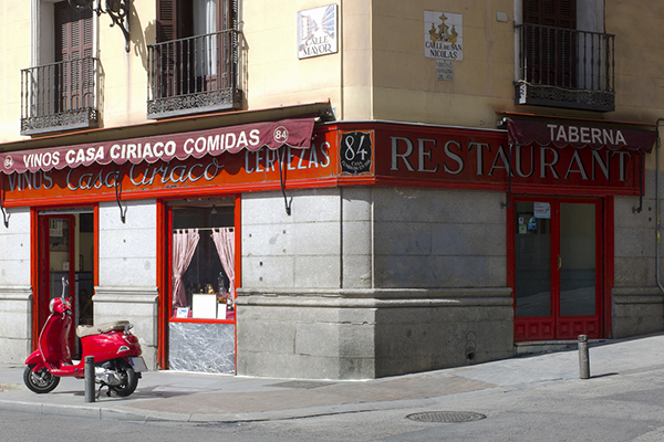 Restaurantes centenarios de Madrid