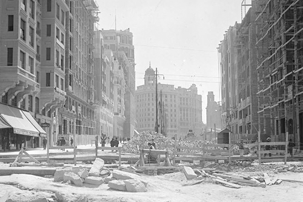 Historia de la Gran Vía  Inauguración gran vía Madrid  