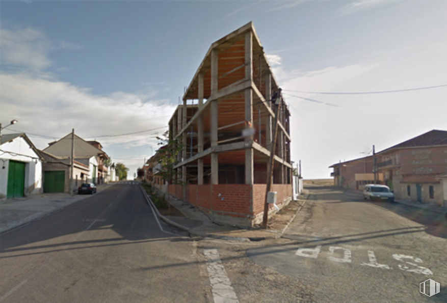 Land for sale at Centro, Hormigos, Toledo, 45919 with house, cloud, sky, building, road surface, asphalt, wood, city, landscape and road around