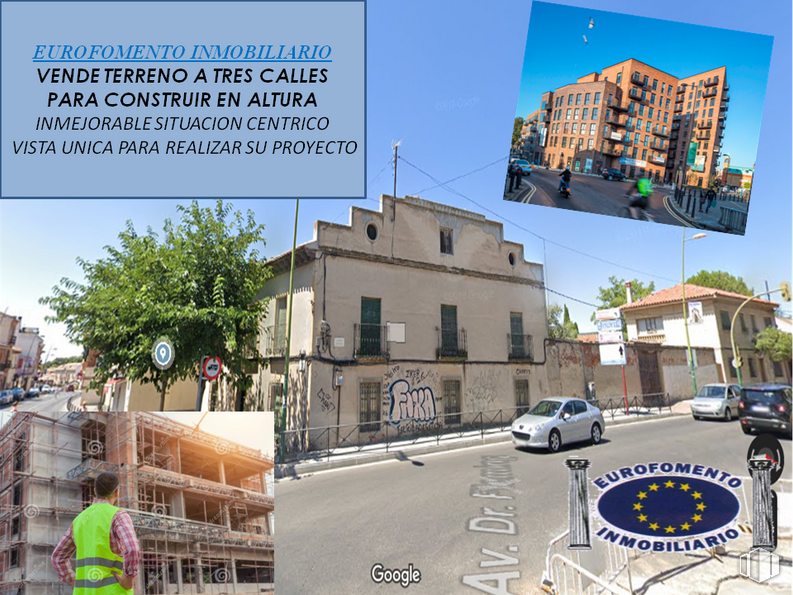 Land for sale at Zona Centro, Yuncos, Toledo, 45210 with car, person, building, sky, property, infrastructure, window, urban design, architecture and tree around