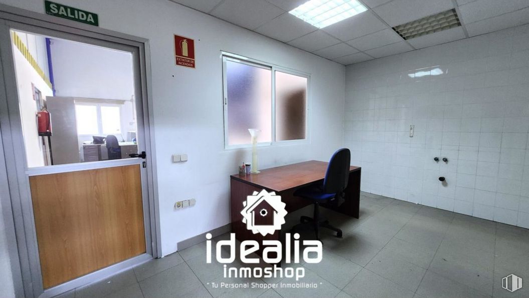 Industrial for sale at Calle Casilla Dolores, Ontígola, Toledo, 45340 with chair, desk, light fixture, lighting, door, table, furniture, window, fixture and architecture around