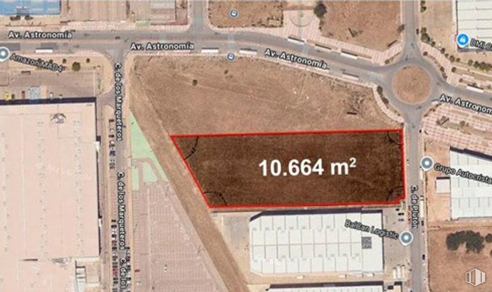 Land for sale at Calle Plutón, 1, San Fernando de Henares, Madrid, 28830 with parking lot and plan around