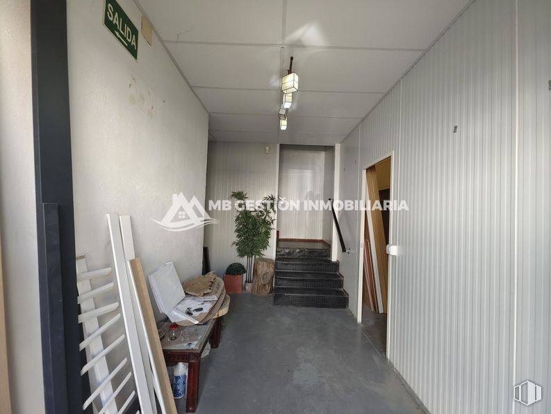 Industrial for sale at Polígono Industrial Villa Azaña, Numancia de la Sagra, Toledo, 45230 with houseplant, picture frame, lighting, chair, interior design, flooring, floor, wall, hall and fixture around