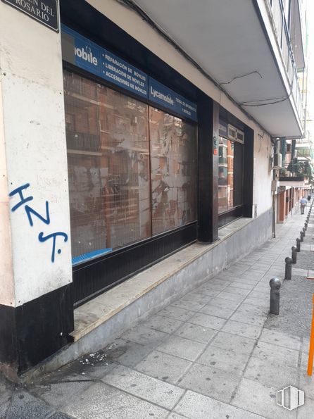 Local en alquiler en Zona centro, Arganda del Rey, Madrid, 28500 con edificio, superficie de la carretera, ventana, asfalto, línea, ladrillo, acera, fachada, área metropolitana y ciudad alrededor