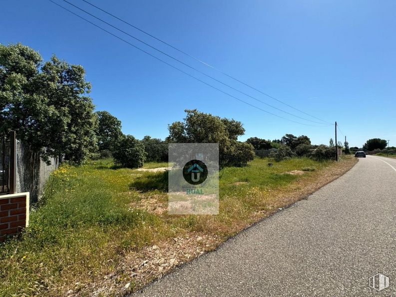 Land for sale at Calle Acacias, San Román de los Montes, Toledo, 45646 with sky, plant, land lot, tree, road surface, grass, woody plant, natural landscape, asphalt and landscape around