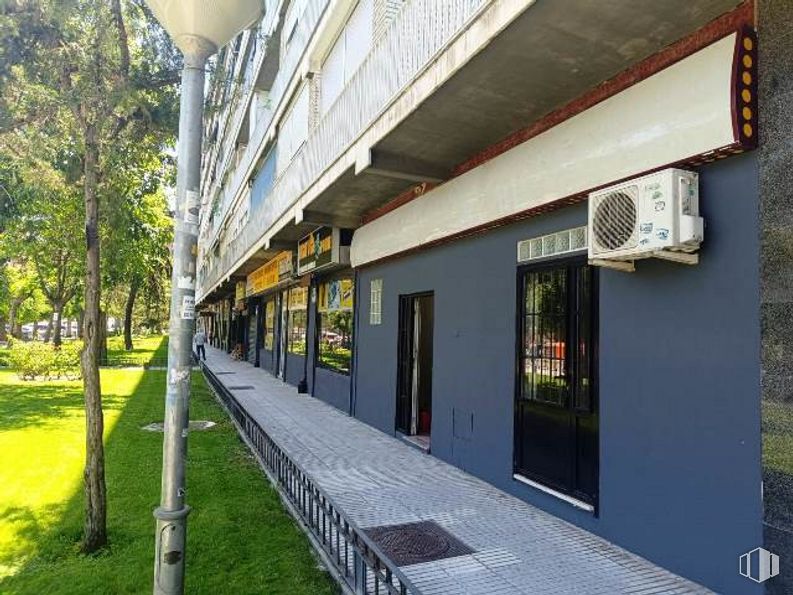 Retail for rent at Calle Ministro Fernandez Ordoñez, 2, Alcorcón, Madrid, 28924 with door, building, plant, infrastructure, shade, tree, urban design, residential area, neighbourhood and window around