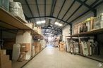 Industrial for sale at Zona industrial, Torrejón de Ardoz, Madrid, 28850 with warehouse, floor, ceiling, inventory, shipping box, shelving, cardboard packaging, shelf, cardboard and box around