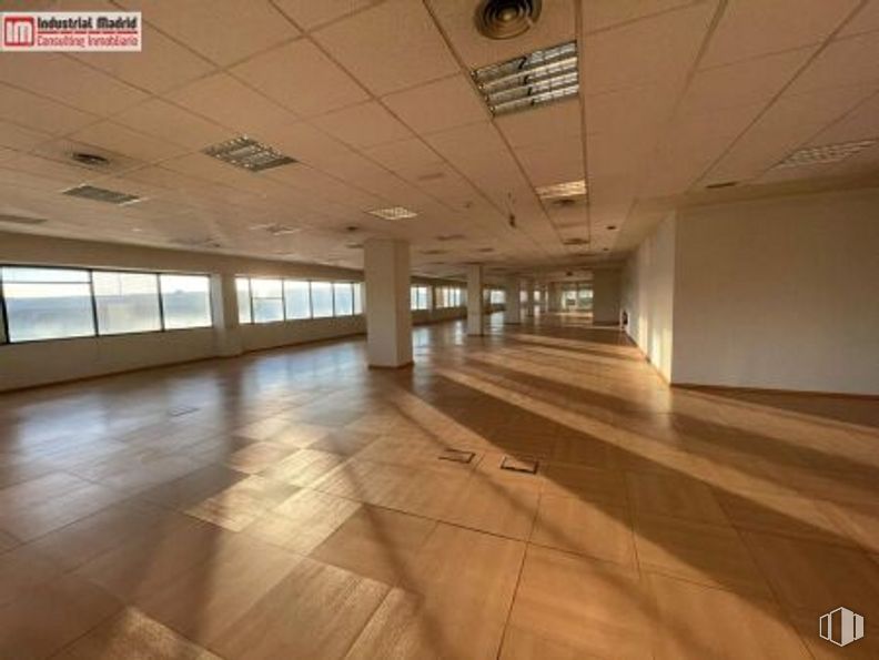 Office for sale & for rent at Avenida de Madrid, Arganda del Rey, Madrid, 28500 with property, hall, floor, wood, fixture, flooring, ceiling, hardwood, tile flooring and building around