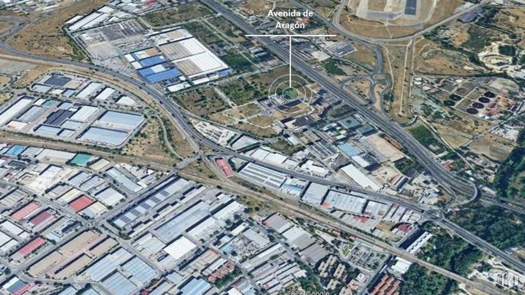 Land for sale at Calle Carmen Laforet, 33, San Blas - Canillejas, Madrid, 28022 with urban area, bird's-eye view, road, metropolitan area, landscape, residential area, aerial photography, thoroughfare, street and urban design around