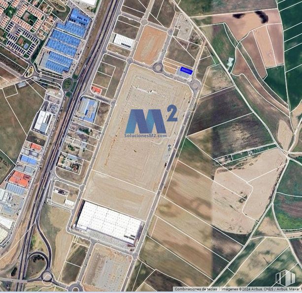 Land for sale at Zona industrial, Illescas, Toledo, 45200 with property, building, map, land lot, urban design, residential area, landscape, transport hub, city and slope around