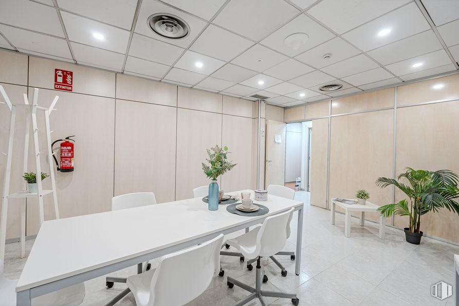 Retail for sale at Calle Núñez Morgado, Chamartín, Madrid, 28036 with chair, houseplant, table, desk, furniture, interior design, flooring, floor, ceiling and lighting around