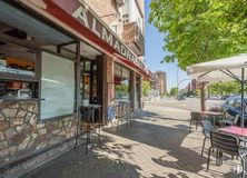 Retail for rent at San Blas - Las Rosas, San Blas - Canillejas, Madrid, 28022 with chair, car, daytime, building, flowerpot, road surface, sky, neighbourhood, urban design and window around