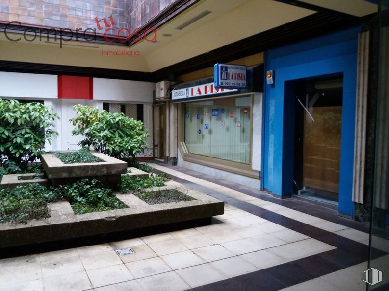 Retail for sale at Paseo Ezequiel González, 32, Segovia, 40002 with houseplant, plant, floor, wall, shade, real estate, flooring, facade, urban design and city around