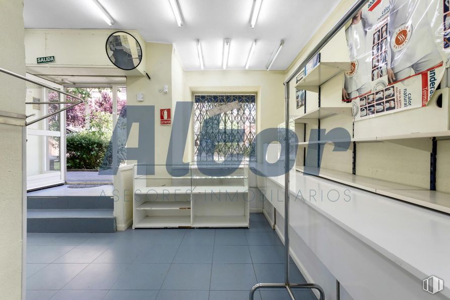 Local en venta en Zona Avenida San Luís, Hortaleza, Madrid, 28033 con planta, planta de interior, interiorismo, edificio, accesorio, suelo, ventana, suelos, inmobiliario y vidrio alrededor