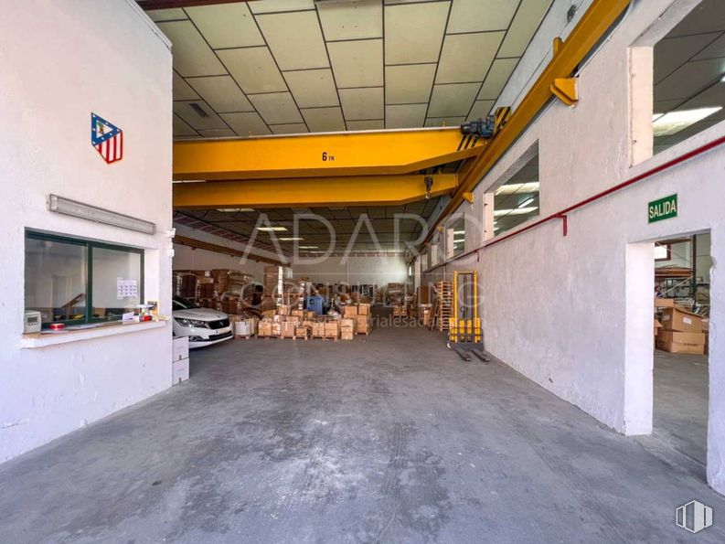 Nave en venta en Zona industrial, Humanes de Madrid, Madrid, 28970 con hall, suelos, ingeniería, techo, madera, hormigón, ciudad, haz, edificio y edificio comercial alrededor