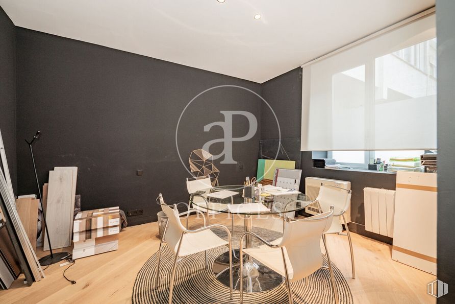 Oficina en venta en Calle Alcalá, Salamanca, Madrid, 28009 con silla, mesa, mueble, edificio, interiorismo, arquitectura, suelos, suelo, ebanistería y ventana alrededor