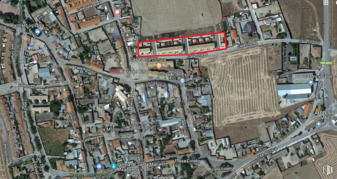 Land for sale at Casco urbano, Mascaraque, Toledo, 45430 with building, urban design, land lot, neighbourhood, map, residential area, landscape, thoroughfare, real estate and city around