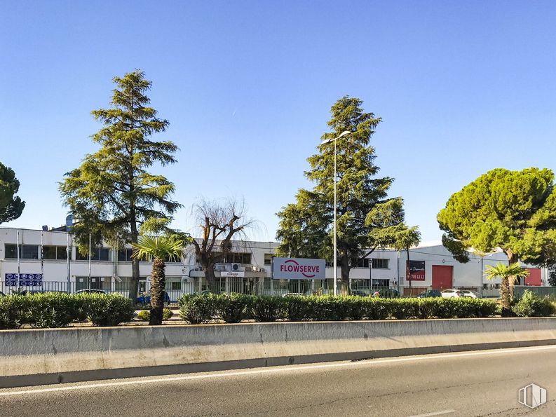 Nave en alquiler y venta en Zona Industrial Arganda, Arganda del Rey, Madrid, 28500 con edificio, cielo, planta, superficie de carretera, árbol, nube, asfalto, ventana, casa y vía pública alrededor