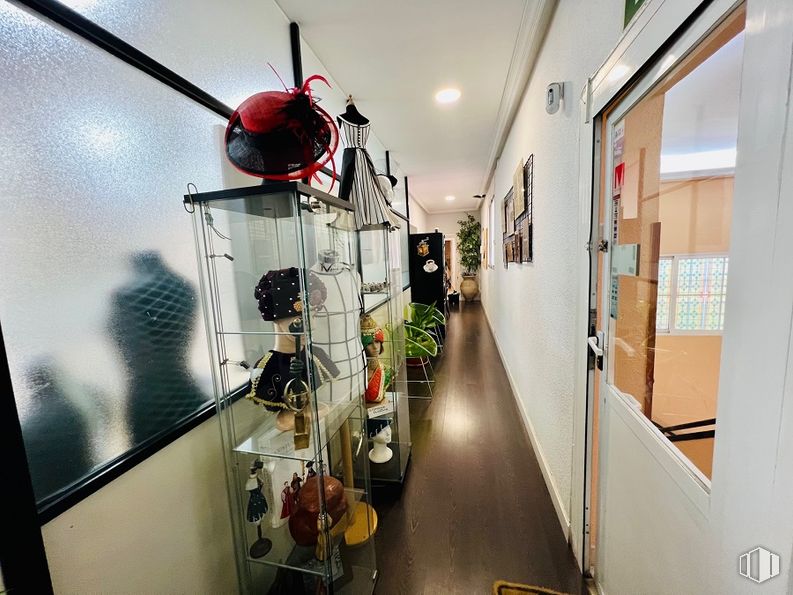 Office for rent at Calle Doctor Esquerdo, Salamanca, Madrid, 28028 with interior design, lighting, flooring, floor, ceiling, light fixture, houseplant, shelving, cleanliness and shelf around