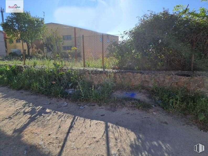 Land for sale at Polígono industrial El Cerro, Segovia, 40006 with plant, sky, property, plant community, natural environment, cloud, road surface, land lot, asphalt and grass around