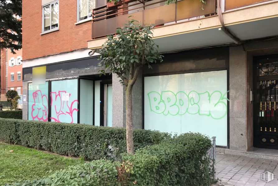 Local en alquiler en Paseo Goya, 22, Móstoles, Madrid, 28931 con ventana, planta, propiedad, edificio, alumbrado, arquitectura, barrio, accesorio, zona residencial y fachada alrededor