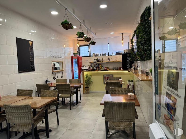 Retail for sale at Punta Galea, Las Rozas de Madrid, Madrid, 28290 with chair, table, houseplant, kitchen & dining room table, light fixture, furniture, interior design, wood, flooring and floor around