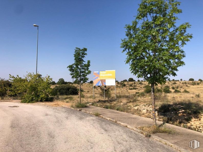 Suelo en venta en Plaza Los Llanillos, Sigüenza, Guadalajara, 19267 con luz de la calle, planta, cielo, paisaje natural, superficie de la carretera, árbol, lote de terreno, vía pública, asfalto y planta leñosa alrededor