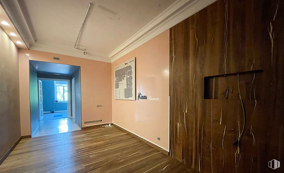 Oficina en alquiler en Calle Príncipe de Vergara, Salamanca, Madrid, 28001 con puerta, accesorio, madera, hall, suelos, tinte para madera, suelo, puerta de casa, edificio y ventana alrededor