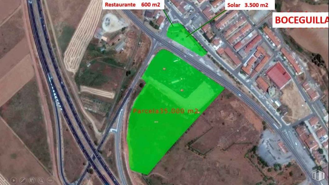 Retail for sale at Calle Bayona, 44, Boceguillas, Segovia, 40560 with packaged goods, map, land lot, urban design, transport hub, thoroughfare, neighbourhood, residential area, city and landscape around