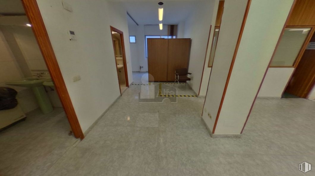 Oficina en venta en Calle Palos de la Frontera, Arganzuela, Madrid, 28012 con accesorio, suelo, suelos, hall, puerta, madera, casa, techo, edificio y madera dura alrededor