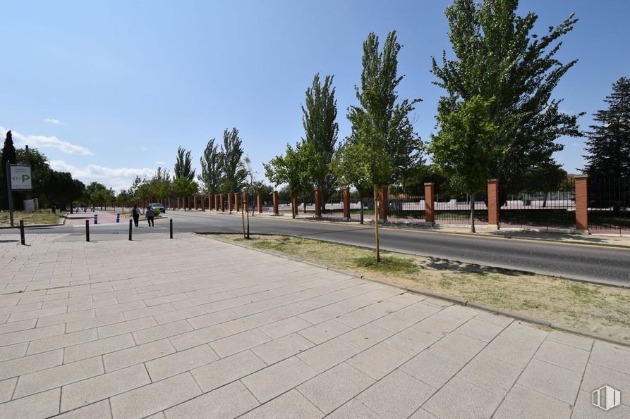 Oficina en alquiler en Calle Poeta José Hierro, 1, Pinto, Madrid, 28320 con cielo, planta, superficie de la carretera, asfalto, árbol, lote de terreno, diseño urbano, hierba, vía pública y planta leñosa alrededor