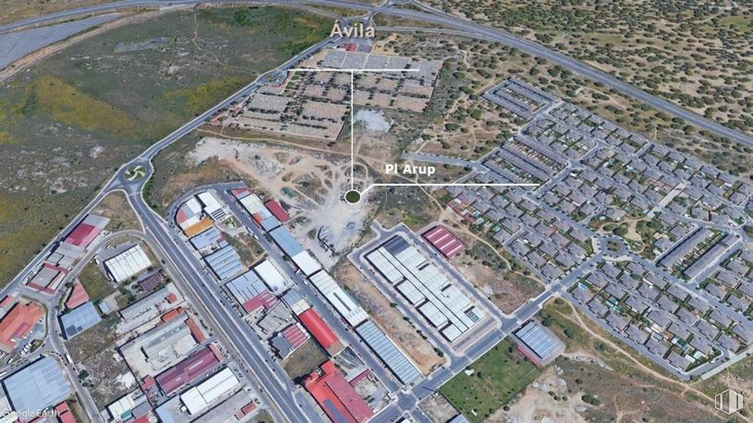 Land for sale at AR 2/10 Bomberos, 1, Ávila, 05004 with building, land lot, architecture, urban design, neighbourhood, thoroughfare, residential area, public space, city and landscape around