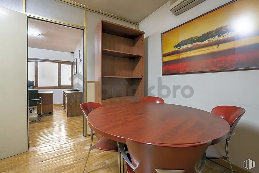 Oficina en venta en Calle Bolivia, Chamartín, Madrid, 28016 con silla, mesa, mesa, mueble, mesa de cocina y comedor, propiedad, edificio, interiorismo, madera y suelo alrededor