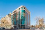 Office for rent at Paseo Castellana, 43, Chamberí, Madrid, 28046 with building, sky, window, blue, wheel, tree, tower block, car, urban design and condominium around