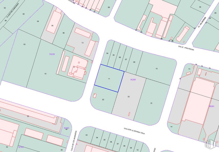 Suelo en alquiler en Calle Ahumaos, 24, Vicálvaro, Madrid, 28052 con productos envasados, ecorregión, mapa, lote de tierra, diseño urbano, línea, fuente, paralelo, patrón y rectángulo alrededor