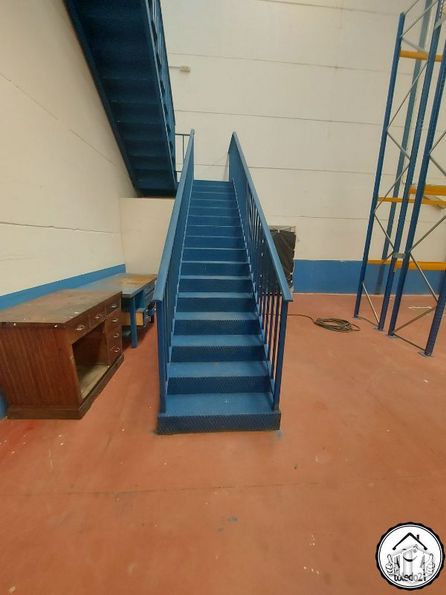 Industrial for sale at Camino Ciempozuelos, Seseña, Toledo, 45224 with furniture, ladder, building, wood, stairs, house, floor, flooring, hardwood and wood stain around