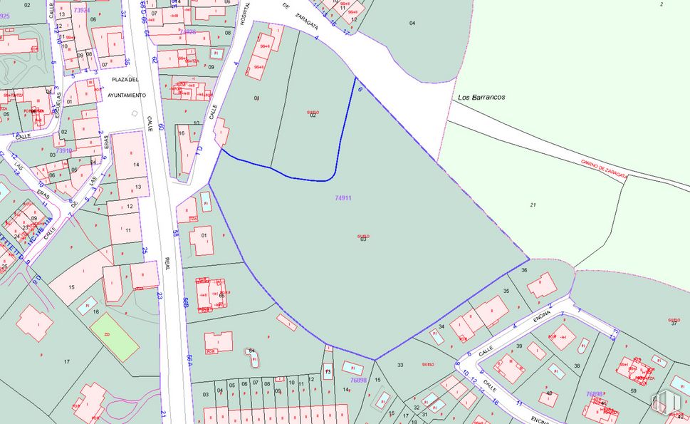 Suelo en venta en Camino Zaragata, 6, Cabanillas de la Sierra, Madrid, 28721 con propiedad, ecorregión, mapa, infraestructura, lote de terreno, diseño urbano, línea, fuente, en paralelo y plan alrededor