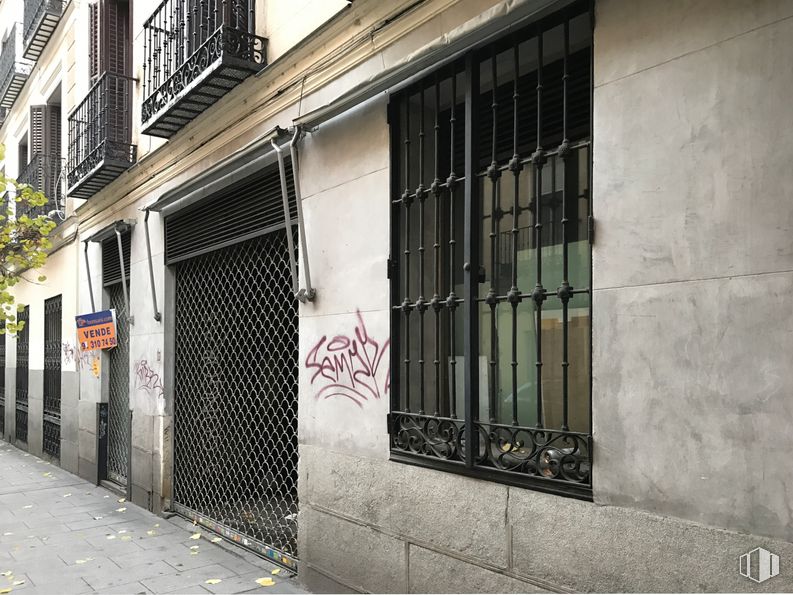 Local en alquiler y venta en Zona Centro, Centro, Madrid, 28004 con ventana, puerta, accesorio, edificio, madera, superficie de la carretera, tintes y sombras, fachada, fuente y planta alrededor