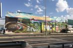 Industrial for sale at Zona Industrial, Humanes de Madrid, Madrid, 28970 with building, cloud, sky, art, asphalt, street light, neighbourhood, urban design, shade and facade around