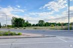 Land for sale at Polígono industrial Meco, Meco, Madrid, 28880 with cloud, sky, plant, daytime, road surface, asphalt, land lot, tree, street light and residential area around