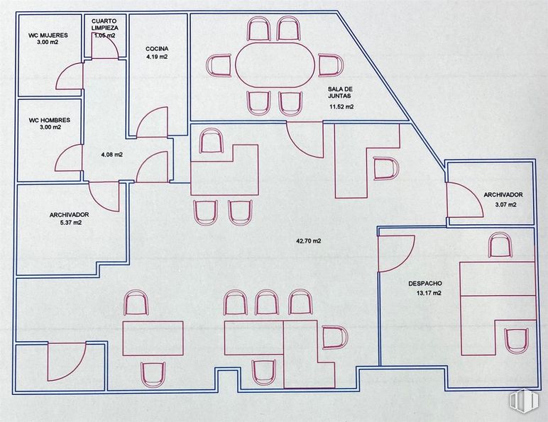 Retail for sale at Villaverde, Villaverde, Madrid, 28021 with white, text, plan, font, schematic, map, diagram, number, drawing and technical drawing around