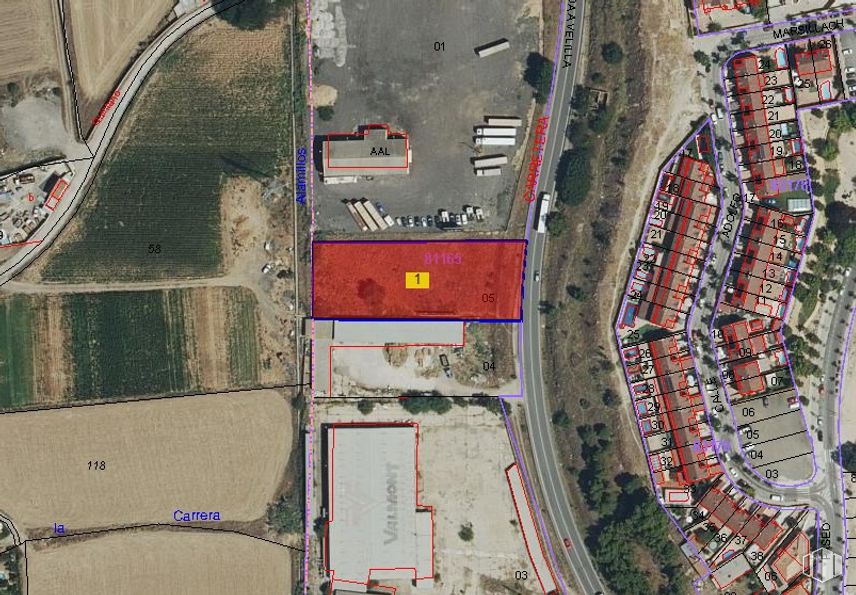 Suelo en venta en Carretera Mejorada A Velilla, Mejorada del Campo, Madrid, 28840 con propiedad, mapa, infraestructura, lote de terreno, diseño urbano, vía pública, zona residencial, espacio público, paisaje y carretera alrededor