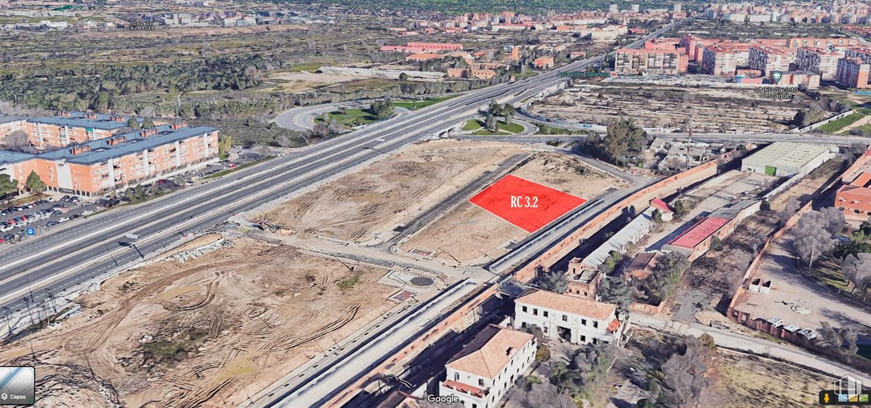 Suelo en venta en Calle Medina Del Campo, 2 , La Latina, Madrid, 28024 con edificio, lote de terreno, diseño urbano, superficie de la carretera, vía pública, carretera, paisaje, inmobiliario, ciudad y asfalto alrededor