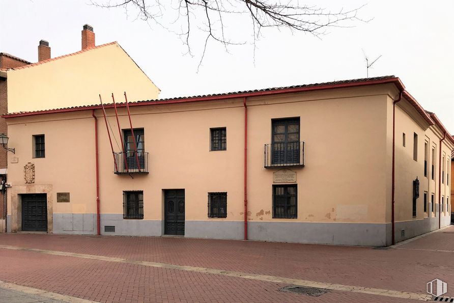 Oficina en alquiler en Plaza Victoria, Alcalá de Henares, Madrid, 28802 con ventana, edificio, cielo, propiedad, planta, puerta, accesorio, árbol, arquitectura y madera alrededor