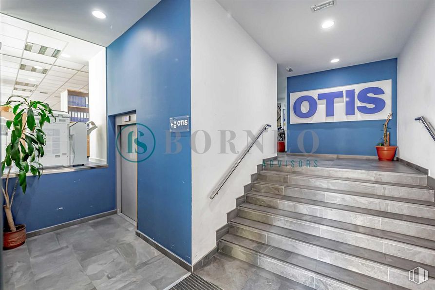 Oficina en venta en Calle Robledillo, 9, Chamberí, Madrid, 28003 con planta de interior, azure, accesorio, interiorismo, suelos, suelo, puerta, escaleras, madera y pared alrededor