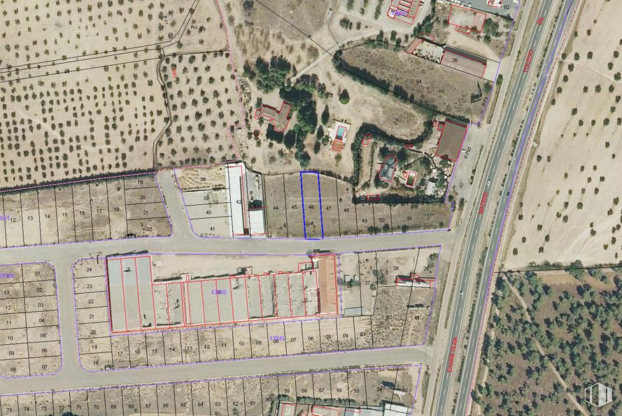 Land for sale at Área industrial, Olías del Rey, Toledo, 45280 with property, world, urban design, land lot, font, residential area, city, landmark, landscape and pattern around