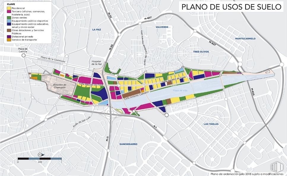 Suelo en venta en Calle Antonio Cabezón, Fuencarral - El Pardo, Madrid, 28034 con ecorregión, mapa, pendiente, diseño urbano, terreno, línea, mundo, fuente, paralelo y planificar alrededor