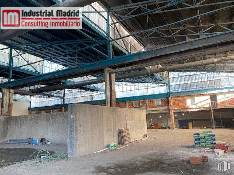 Nave en alquiler en Calle Rivas, Vicálvaro, Madrid, 28052 con envase, edificio, sombra, viga, ciudad, gas, material compuesto, madera, casa y fachada alrededor