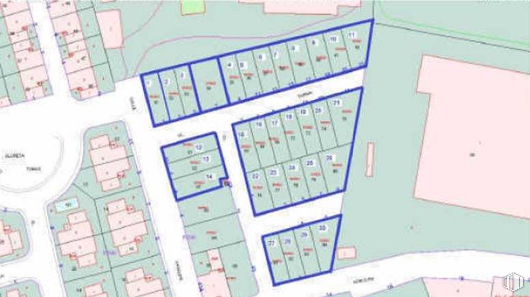 Suelo en venta en Calle Turina, Dosbarrios, Toledo, 45311 con propiedad, ecorregión, mapa, lote de tierra, diseño urbano, fuente, paralelo, rectángulo, plan y patrón alrededor